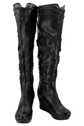 Thor 3 Ragnarok Valkyrie Schuhe Cosplay Schuhe Stiefel Schwarz - cosplaycartde